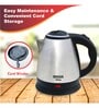 INALSA Electric Kettle Absa with 1.5 Litre Capacity (Black & Silver)