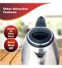 INALSA Electric Kettle Absa with 1.5 Litre Capacity (Black & Silver)