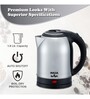 INALSA Electric Kettle Upright 1.8-Litre 1350-Watt Stainless-Steel Finish (Black & Silver)