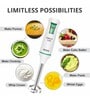 Inalsa Robot 5.0Ss 500W Hand Blender (White / Green )