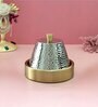 Inara  500ml Stainless Silver & Gold Butter Dish