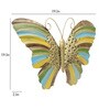 Inaya Butterfly Multicolour Iron Wall Art