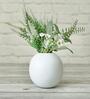 Incyy White Iron Vase