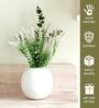 Incyy White Iron Vase