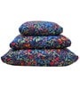 Mimosa Floral- Medium Blue Fabric Pet Bed
