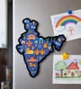 3.5 Inch India Map Fridge Magnet