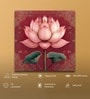 (1Pc) Multicolor Canvas Beautiful Lotus Wall Art
