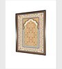 Mughaltyle Floral Canvas Framed Wall Painting