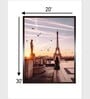 Stunning Eiffel Tower Printed Canvas Framed Wall Painting