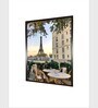 Stunning Eiffel Tower Printed Canvas Framed Wall Painting