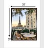 Stunning Eiffel Tower Printed Canvas Framed Wall Painting