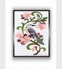 Indian Bird Canvas Framed Wall Painting