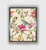 Indian Bird Canvas Framed Wall Painting