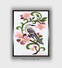 Indian Bird Canvas Framed Wall Painting