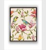 Indian Bird Canvas Framed Wall Painting