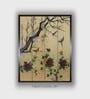 Red Floral And Botanical Canvas Framed Wall Painting