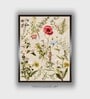 Red Floral And Botanical Canvas Framed Wall Painting