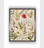 Red Floral And Botanical Canvas Framed Wall Painting