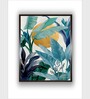 Tropical Forest Jungle Canvas Framed Wall Painting