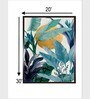 Tropical Forest Jungle Canvas Framed Wall Painting