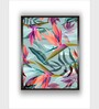 Tropical Forest Jungle Canvas Framed Wall Painting