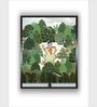 Indian Cow Pichwai Canvas Framed Wall Painting