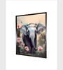 Elephant Canvas Framed Wall Painting