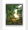 King Queen Canvas Framed Wall Painting