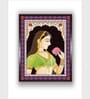 Indian Pichwai Folk Canvas Framed Wall Painting