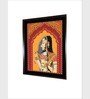 Indian Pichwai Folk Canvas Framed Wall Painting