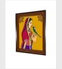 Indian Pichwai Folk Canvas Framed Wall Painting