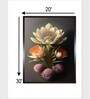 Pink Floral And Botanical Canvas Framed Wall Painting