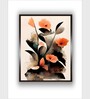 Pink Floral And Botanical Canvas Framed Wall Painting