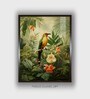Blue Birds Canvas Framed Wall Painting