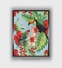 Blue Birds Canvas Framed Wall Painting