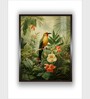 Blue Birds Canvas Framed Wall Painting
