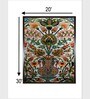 Pichwai Floral Canvas Framed Wall Painting