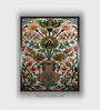Pichwai Floral Canvas Framed Wall Painting