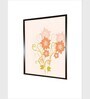 Mughaltyle Floral Canvas Framed Wall Painting