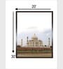 Taj Mahal Canvas Framed Wall Painting