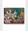 Tanjore Painted Canvas Framed Wall Painting