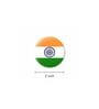 58 mm Indian Flag Pin Badges Pack of 3