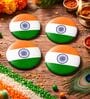 4.5 cm Indian Flag Pin Badges Pack of 4