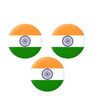 4.5 cm Indian Flag Pin Badges Pack of 3