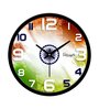 Indian Flag Designer Multicolour Plastic Wall Clock