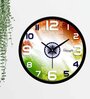 Indian Flag Designer Multicolour Plastic Wall Clock