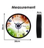 Indian Flag Designer Multicolour Plastic Wall Clock