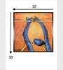Indian Folk Art Canvas Framed Wall Painting