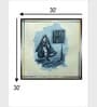 Indian Folk Art Canvas Framed Wall Painting