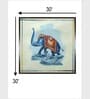 Indian Folk Art Canvas Framed Wall Painting